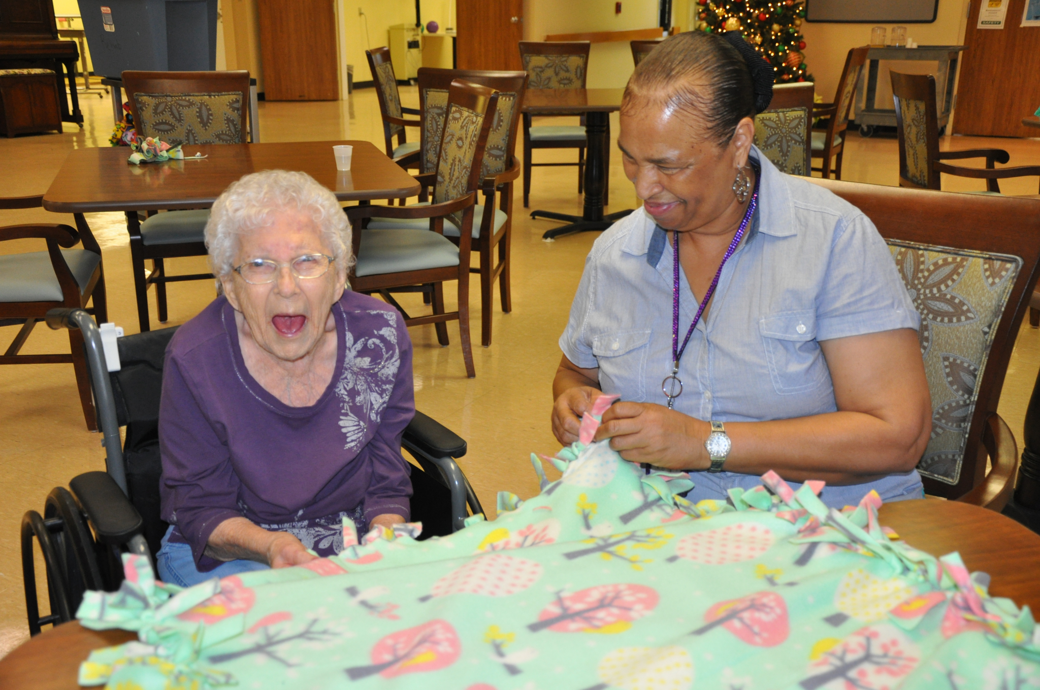 St. James House making blanket